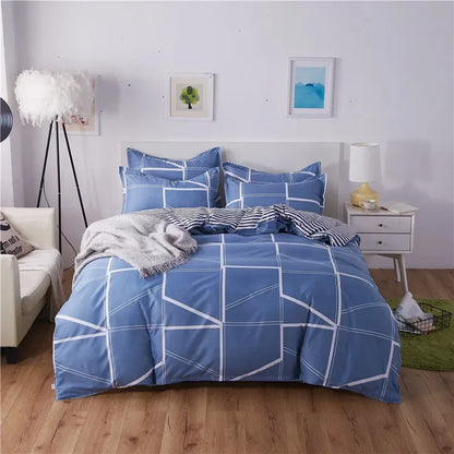 Cute Cartoon Print Duvet Cover 220x240 Lovely Pattern Adults Kids Quilt Cover AB Double-sided Comforter Covers No Pillow Cases