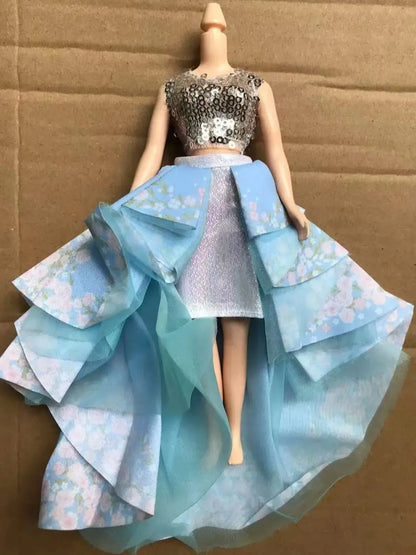 1/6 Doll Dresses For Blythy Jenny Doll Sweetpie Luxury Dress Fashion Doll Clothes For Licca Doll Kids Toy