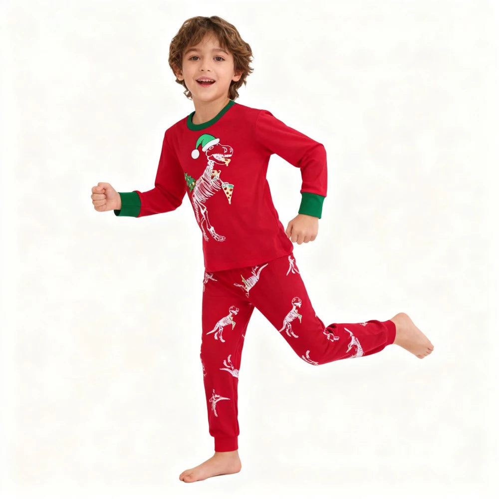 kids pajamas set baby pijama boys animal embroidery sleepwear girls cute 100% cotton soft nightwear children clothing homewear