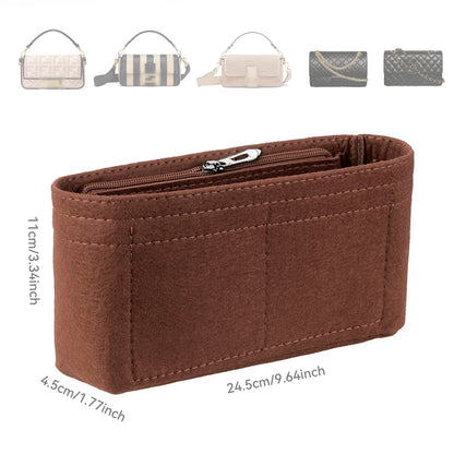 Felt Insert Bag Organizer, Makeup Organizers, Liner Perfect for Brand Women's Handbags For And Cosmetic Bags