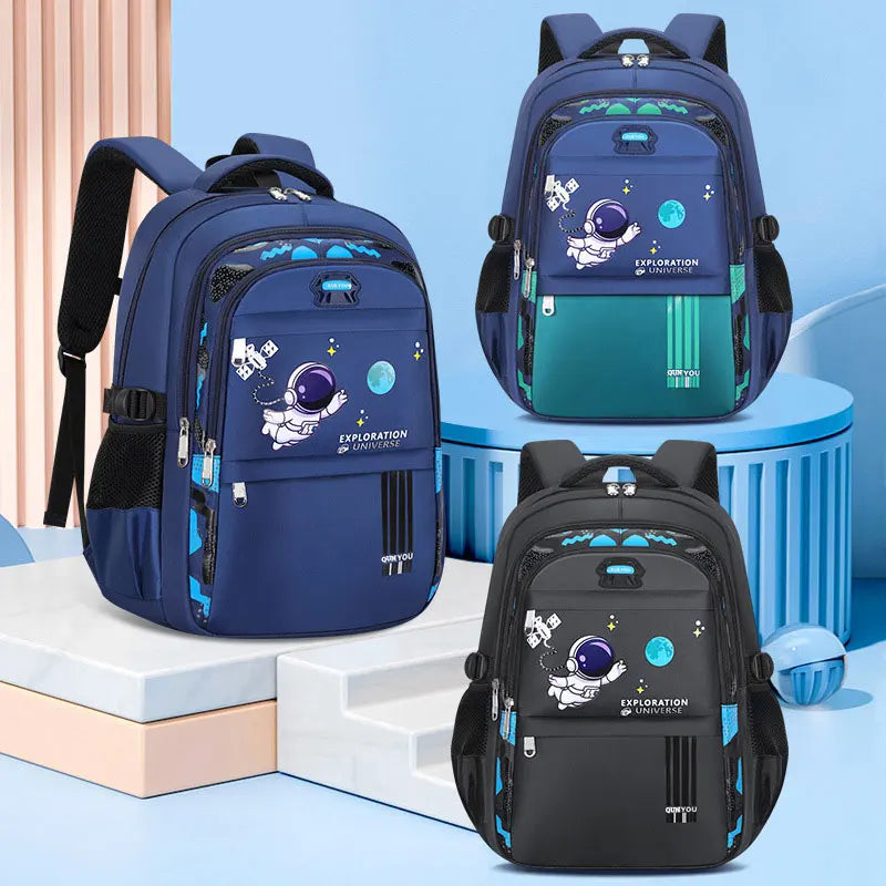 Mochila Escolar Infantil para Meninos Mochila Escolar de Astronauta Impermeável Mochila Escolar Primária Mochila Infantil