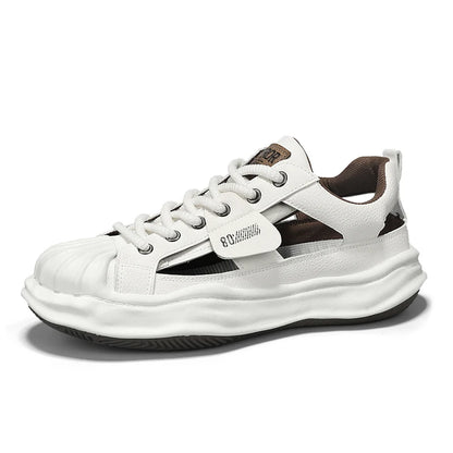 New Men'S Fashionable Outdoor Casual Shoes Comfortable And Breathable Sports Shoes Anti Slip And Wear-Resistant Walking Shoes