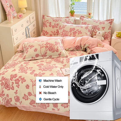 Ultra-Soft Flannel Duvet Cover 1Pc- Single Piece, Warm for Winter Nights, Plush Bedding for Bedroom, Easy Care, No Pillowcase