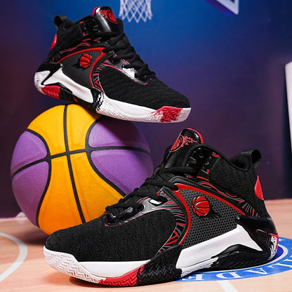 Sapatilhas de Basquetebol Masculinas Novas Sapatilhas Desportivas Antiderrapantes com Amortecimento Sapatilhas de Treino de Fitness Botas de Basquetebol Masculinas Ténis Tamanhos 39-48