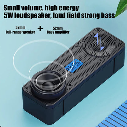 S18 Coluna Bluetooth Criativa Sem Fios, Áudio para Telemóvel, Subwoofer para Computador, Rádio Portátil para Exterior