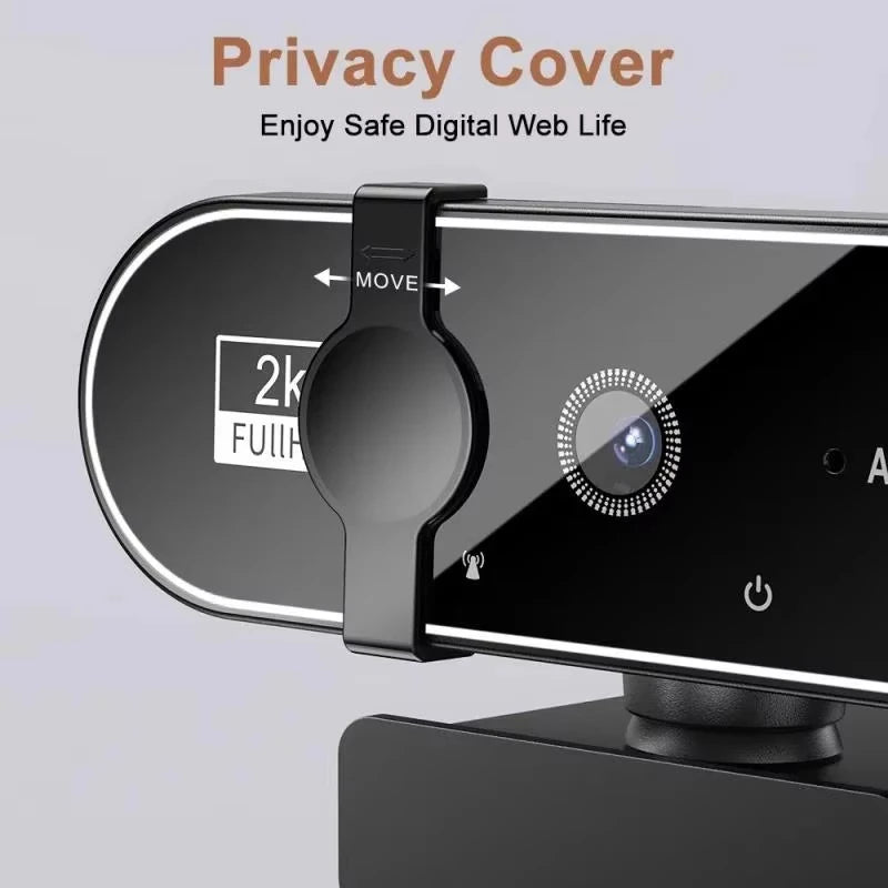 Câmara de Vídeo Webcam 4K 2K Foco Automático Streaming Web Cam Com Microfone Full HD 1080P Webcams para PC Computador Portátil