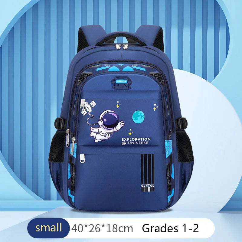Mochila Escolar Infantil para Meninos Mochila Escolar de Astronauta Impermeável Mochila Escolar Primária Mochila Infantil