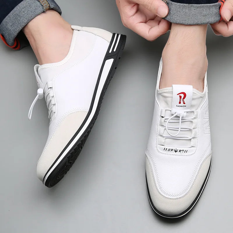 Men Shoes fashion Genuine Leather Loafers Breathable Autumn comfortable Casual Shoes Outdoor Men Sneakers shoes tenis masculino