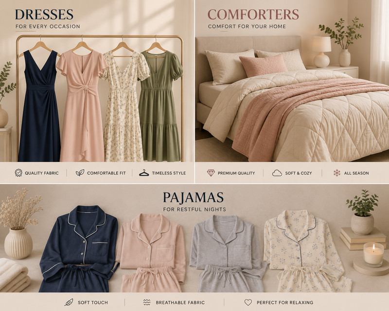 Clothing and bags